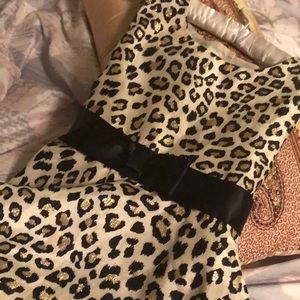 Leopard print dress